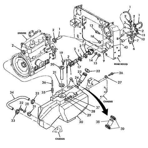 drain fuel tank on a new holland skid steer|skidsteer fuel tank drain diagram.